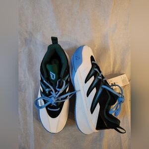 Adidas BigBoy Dame Certified 3 Basketball Sneakers In Blue Burst/white/green Sz6